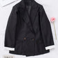 Double-Breasted Blazer with Pockets