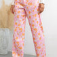 Buttoned High Waist Long Pants