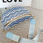 Chevron Straw Sling Bag