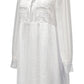 Lace Detail Tie Neck Mini Dress