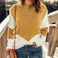 Contrast Round Neck Sweater
