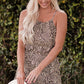 Leopard Print Spaghetti Strap Romper