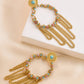 Beaded Chain Fringe Stainless Steel Earrings