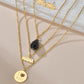 Triple-layer MAMA I LOVE YOU 18K gold-plated Pemdant Combo Deal
