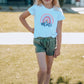 Girls Graphic Round Neck Tee Shirt