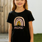 Girls Graphic Round Neck Tee Shirt