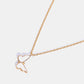 Butterfly Pendant Copper 14K Gold-Plated Necklace