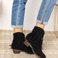 Legend Women's Fringe Cowboy Western Ankle Boots