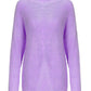 Round Neck Drop Shoulder Sweater