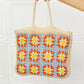 Fame Off The Coast Straw Tote Bag