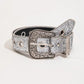 Grommet PU Leather Belt