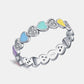 Heart Shape 925 Sterling Silver Zircon Ring