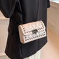 Studded PU Leather Crossbody Bag