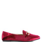 Croc Textured Metal Show Detail Loafers