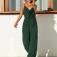 Cutout Spaghetti Strap Wide Leg Jumpsuit