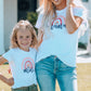 Girls Graphic Round Neck Tee Shirt