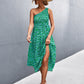 Floral Smocked One-Shoulder Midi Dress
