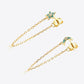 Zircon Star and Moon Mismatched Earrings
