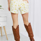 Judy Blue Full Size Floral Denim Shorts with Pockets