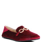 Croc Textured Metal Show Detail Loafers