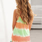 Tie-Dye Strappy V-Neck Cami