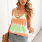 Tie-Dye Strappy V-Neck Cami