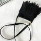 PU Leather Crossbody Bag with Fringe