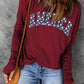 AMERICA Graphic Thumbhole Sleeve Tee