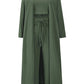 Tank, Pants, and Cardigan Set with Pockets