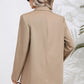 Lapel Collar Long Sleeve Blazer