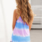 Tie-Dye Strappy V-Neck Cami