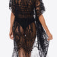Fringe Trim Lace Cover-Up Dress