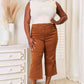 Judy Blue Full Size Tummy Control Garment Dyed Wide Crop