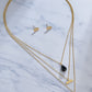 Triple-layer MAMA I LOVE YOU 18K gold-plated Pemdant Combo Deal
