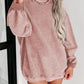 Round Neck Dropped Shoulder Sweatshirt