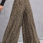 Animal Print High-Rise Culottes