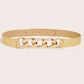 Chain Detail PU Belt