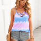 Tie-Dye Strappy V-Neck Cami