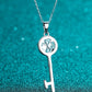 Moissanite Key Pendant Necklace
