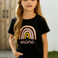 Girls Graphic Round Neck Tee Shirt