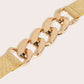 Chain Detail PU Belt