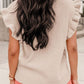 Cable-Knit Ruffled Mock Neck Sweater Vest