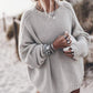 Round Neck Drop Shoulder Sweater