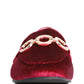Croc Textured Metal Show Detail Loafers