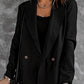 Double-Breasted Blazer with Pockets
