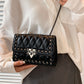 Studded PU Leather Crossbody Bag