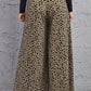 Animal Print High-Rise Culottes