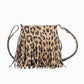 PU Leather Crossbody Bag with Fringe