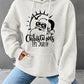 Full Size CHRISTMAS IN JULY Drawstring Long Sleeve Hoodie