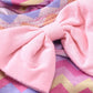 Baby Girl Printed Bow Detail Square Neck Romper